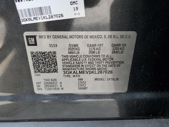 3GKALMEV1KL287026 GMC Terrain Sle