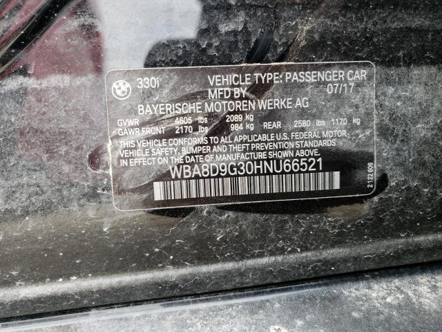 WBA8D9G30HNU66521 BMW 330 XI
