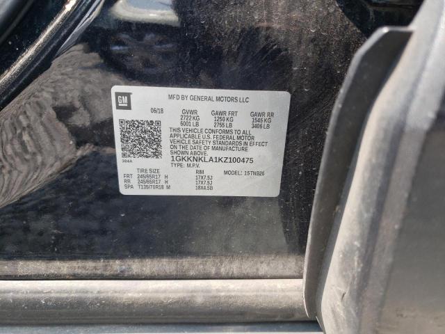 1GKKNKLA1KZ100475 GMC ACADIA SLE