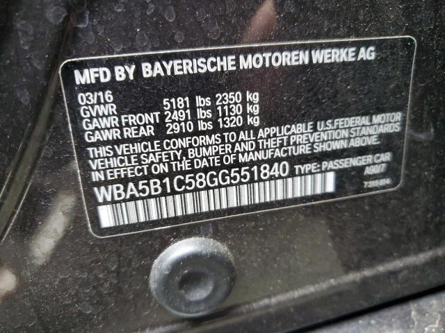WBA5B1C58GG551840 BMW 535 I