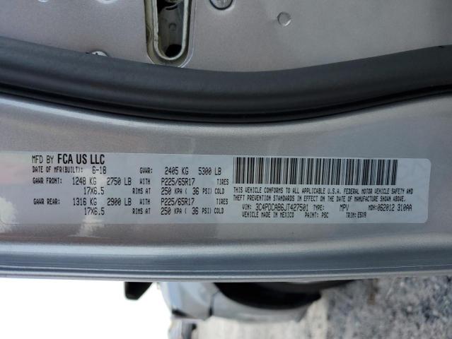 3C4PDCAB6JT427501 Dodge JOURNEY SE