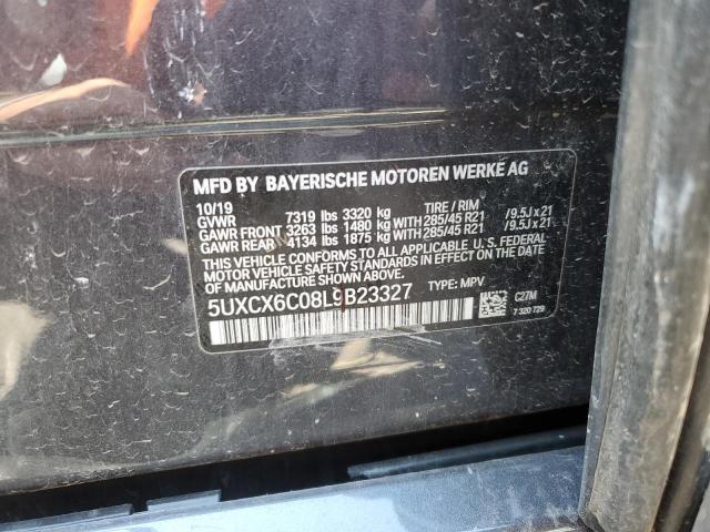 5UXCX6C08L9B23327 BMW X7 M50i