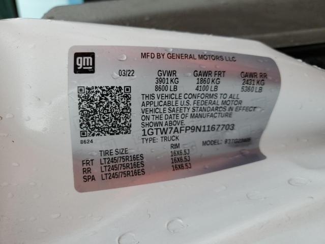 1GTW7AFP9N1167703 GMC Savana G2500