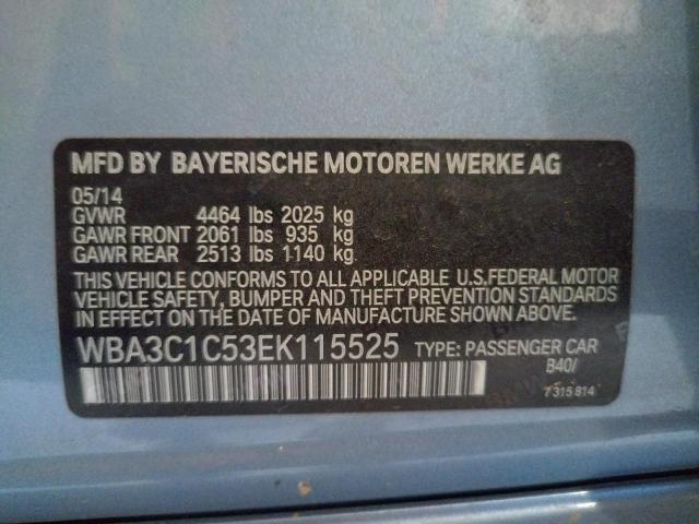 WBA3C1C53EK115525 BMW 328 I Sulev
