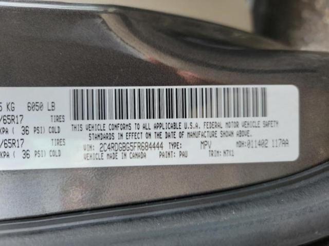 2C4RDGBG5FR684444 Dodge Grand Caravan Se
