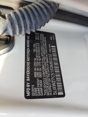 5UXWZ7C51F0M83232 BMW X3 Sdrive28i