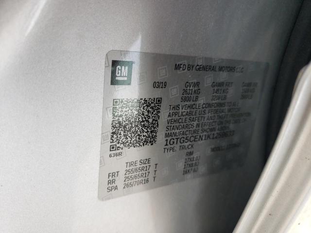 1GTG5CEN1K1259633 GMC CANYON SLE