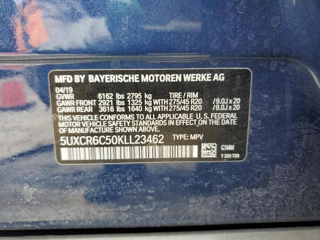 5UXCR6C50KLL23462 BMW X5 Xdrive40i
