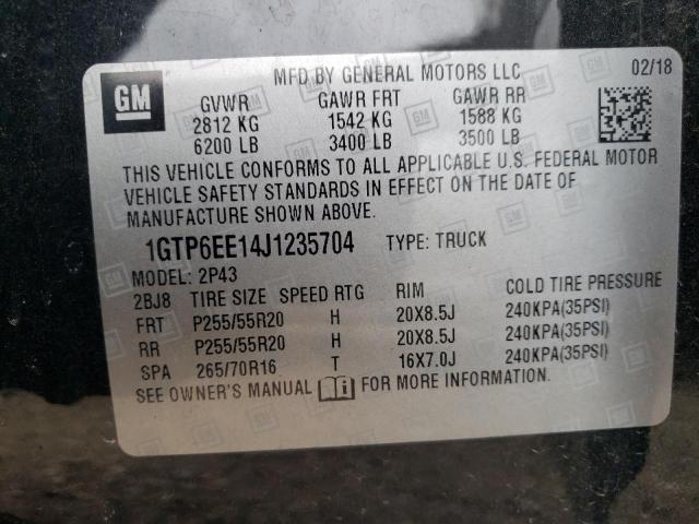 1GTP6EE14J1235704 GMC Canyon Denali