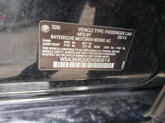 WBA3A9G5XENS65614 BMW 335 I