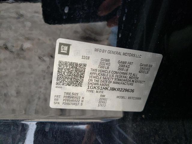 1GKS1HKJ8KR229636 GMC YUKON XL DENALI