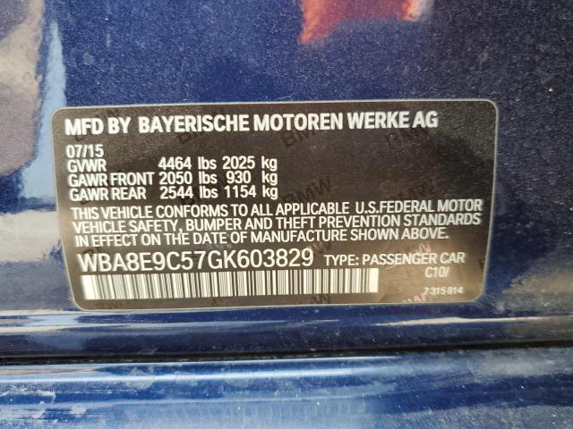 WBA8E9C57GK603829 BMW 328 I Sulev
