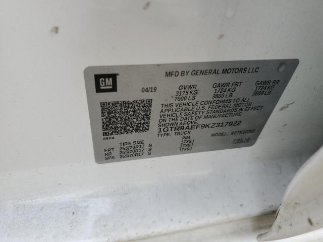 1GTR9AEF9KZ317922 GMC Sierra K1500