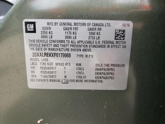 2GKALREKXF6179968 GMC Terrain Sle