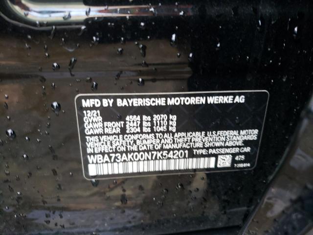 WBA73AK00N7K54201 BMW 228XI