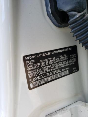 5UXWX9C5XG0D95365 BMW X3 Xdrive28i