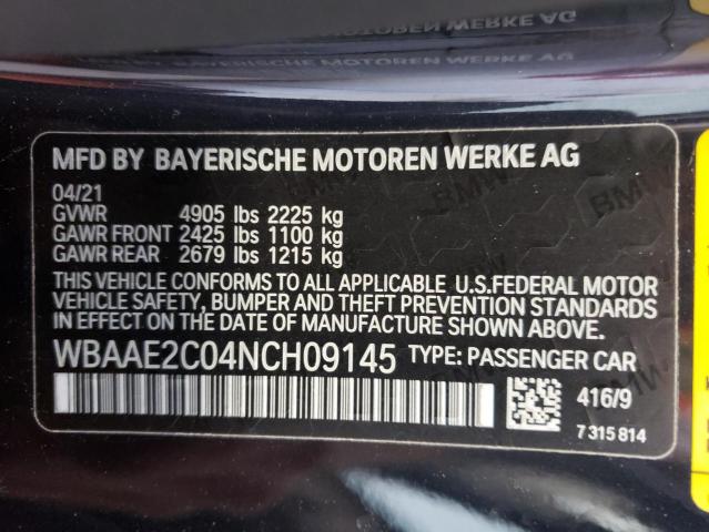 WBAAE2C04NCH09145 BMW 840i