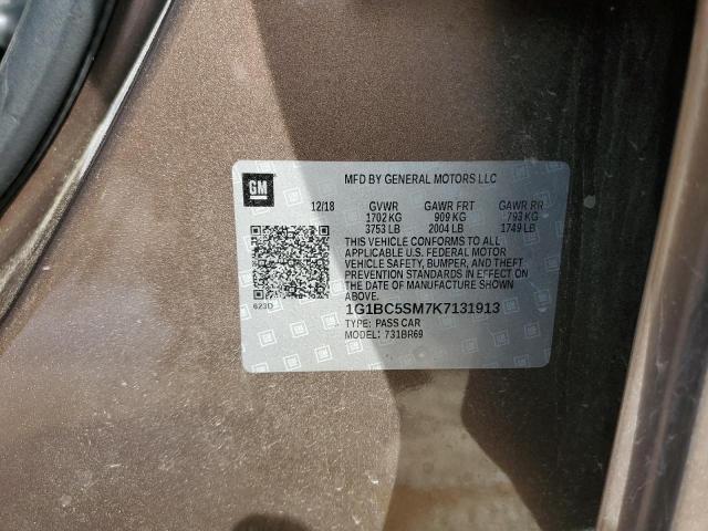 1G1BC5SM7K7131913 Chevrolet CRUZE LS