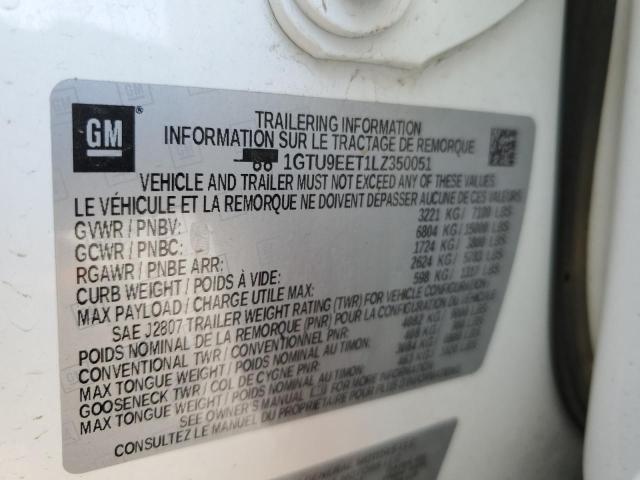 1GTU9EET1LZ350051 GMC Sierra K1500 At4