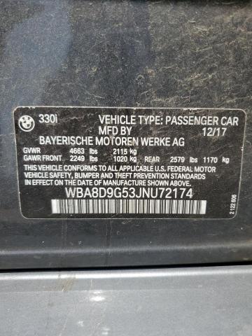 WBA8D9G53JNU72174 BMW 330 XI