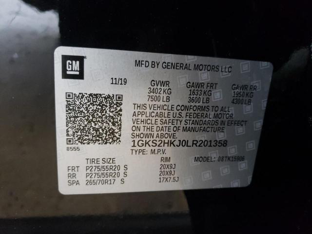 1GKS2HKJ0LR201358 GMC YUKON XL DENALI