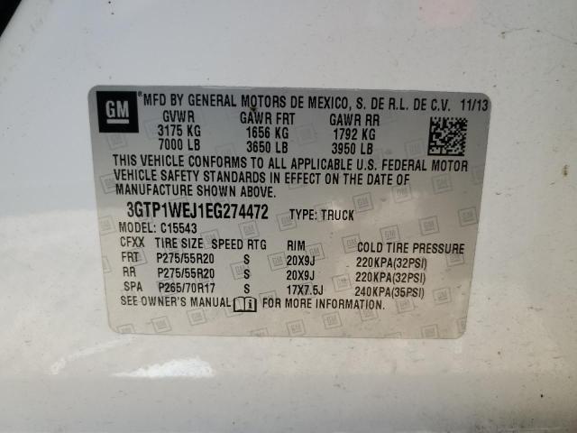 3GTP1WEJ1EG274472 GMC Sierra C1500 Denali