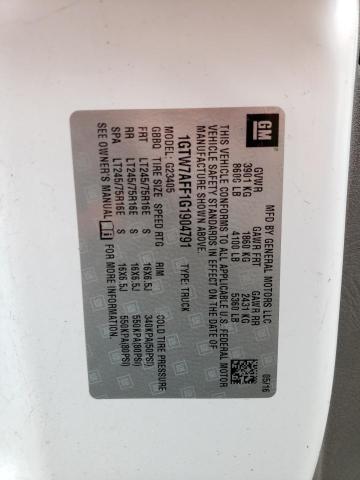 1GTW7AFF1G1904791 GMC Savana G2500