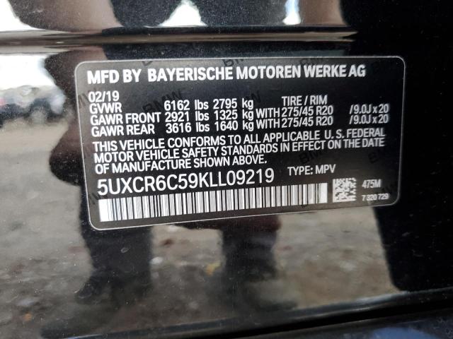 5UXCR6C59KLL09219 BMW X5 Xdrive40i