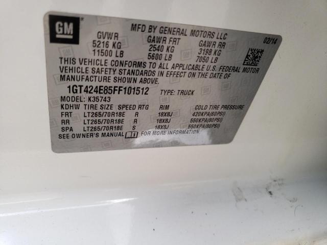1GT424E85FF101512 GMC Sierra K3500 Denali