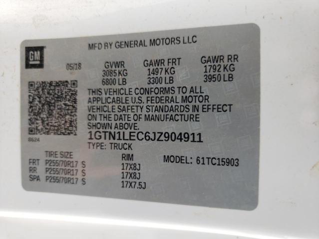 1GTN1LEC6JZ904911 GMC Sierra C1500