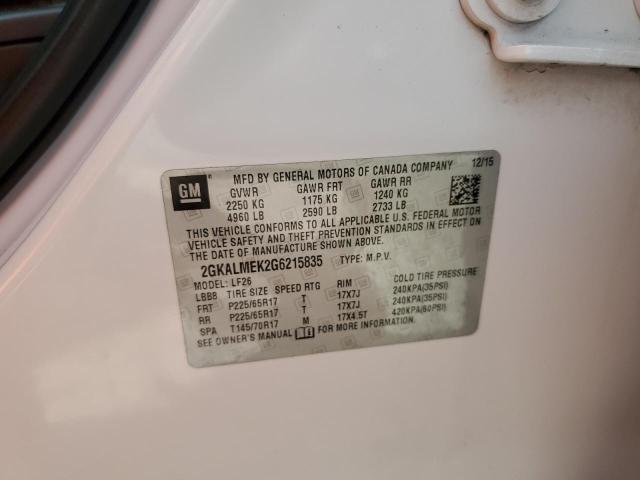 2GKALMEK2G6215835 GMC Terrain Sle