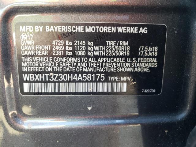 WBXHT3Z30H4A58175 BMW X1 Xdrive28i