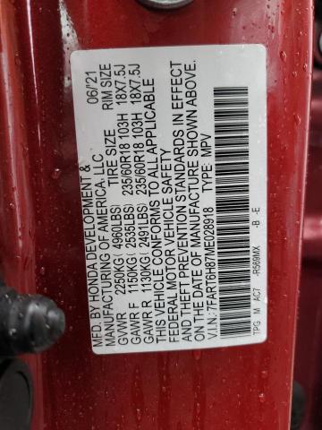 Honda CR-V EXL 2021 7FART6H87ME028918 Image 13