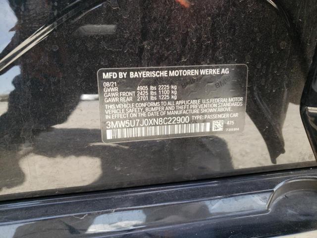 3MW5U7J0XN8C22900 BMW M340I