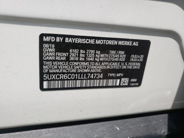 5UXCR6C01LLL74734 BMW X5 Xdrive40i