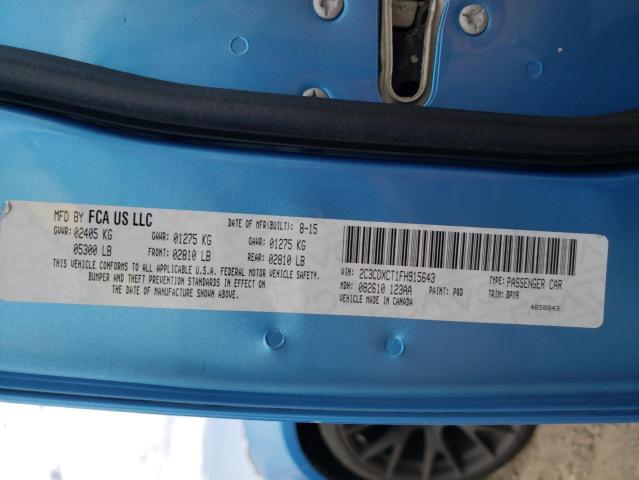 2C3CDXCT1FH915643 Dodge CHARGER R/T