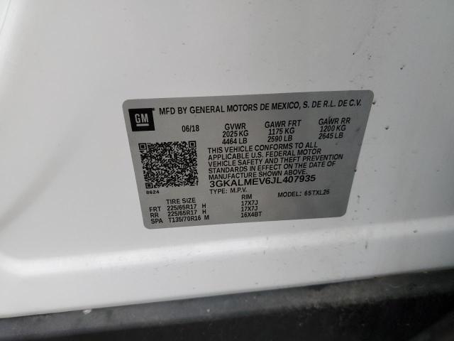 3GKALMEV6JL407935 GMC Terrain Sle