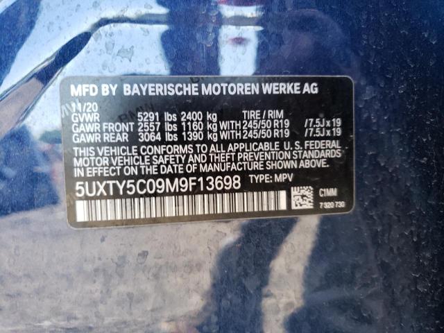 5UXTY5C09M9F13698 BMW X3 Xdrive30i