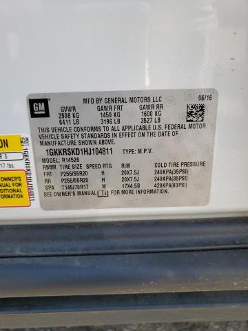 1GKKRSKD1HJ104811 GMC Acadia Limited Slt-2