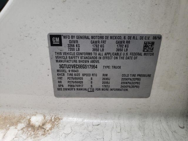 3GTU2VEC6EG517964 GMC Sierra K1500 Slt