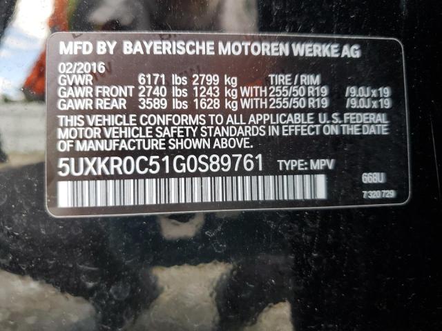 5UXKR0C51G0S89761 BMW X5 Xdrive35i