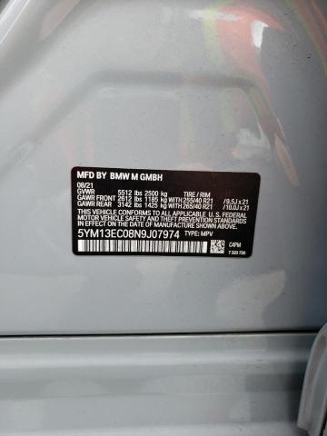 5YM13EC08N9J07974 BMW X3 M