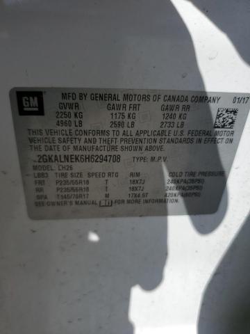 2GKALNEK6H6294708 GMC Terrain Sle