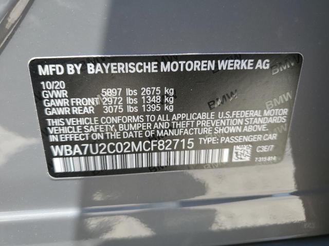 WBA7U2C02MCF82715 BMW 750 Xi