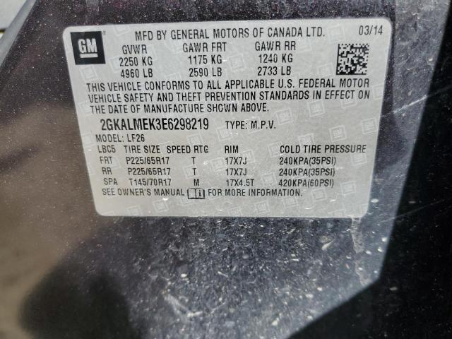 2GKALMEK3E6298219 GMC Terrain Sle