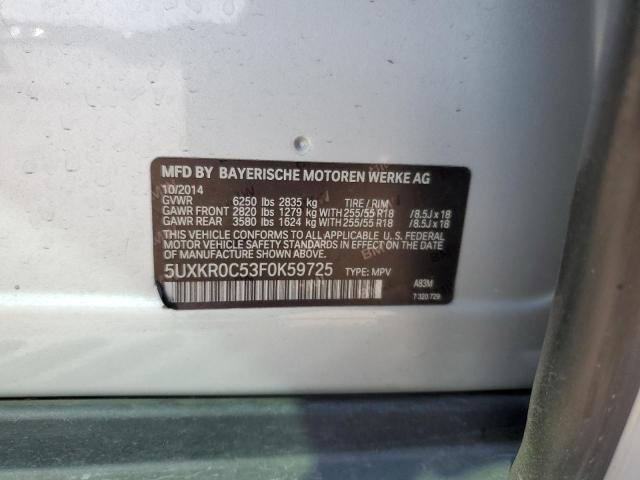 5UXKR0C53F0K59725 BMW X5 Xdrive35i