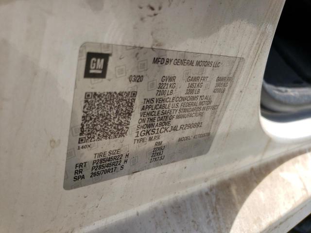 1GKS1CKJ4LR290891 GMC YUKON DENALI
