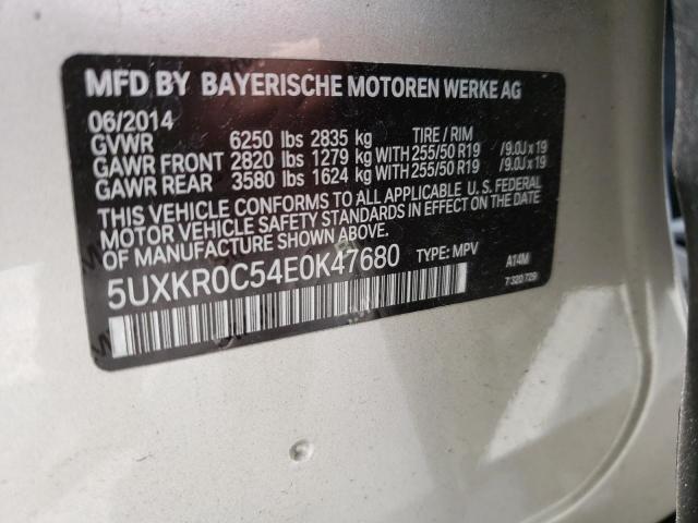 5UXKR0C54E0K47680 BMW X5 Xdrive35i