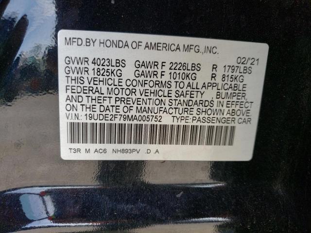 19UDE2F79MA005752 Acura Ilx Premium