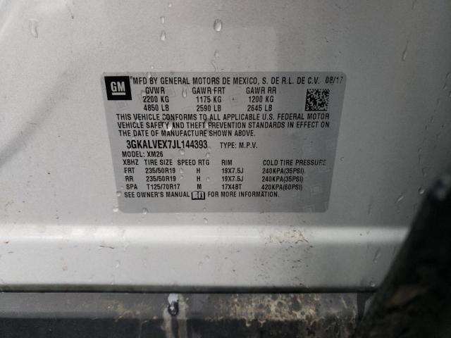 3GKALVEX7JL144393 GMC Terrain Slt